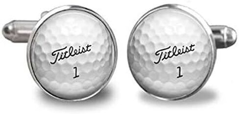 Golf Ball Silver Cufflinks in Saudi Arabia