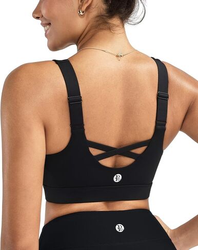 RUNNING GIRL Sports Bras for Women High Support, Adjustable Straps High Impact Sports Bras with Sewn in Pads Workout Bra in Saudi Arabia