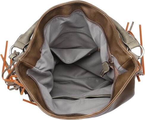 Oversize Hobo Bag for Women Boho Purses and Handbags Fringe Big 2 In 1 in Saudi Arabia