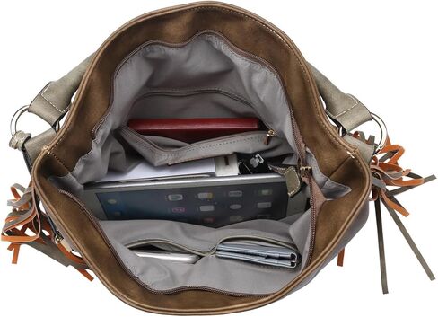 Oversize Hobo Bag for Women Boho Purses and Handbags Fringe Big 2 In 1 in Saudi Arabia