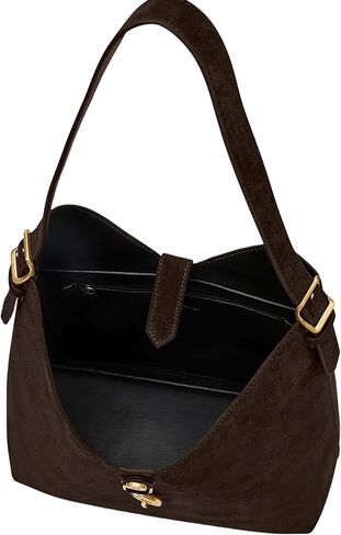 Rebecca Minkoff Megan Mini Hobo Bag, Women's Leather Shoulder Handbag with Magnetic Snap Closure, Fondant in Saudi Arabia