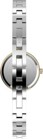 Timex Women's Main Street 25mm Watch - Two-Tone Bracelet Silver Dial Gold-Tone Case in Saudi Arabia