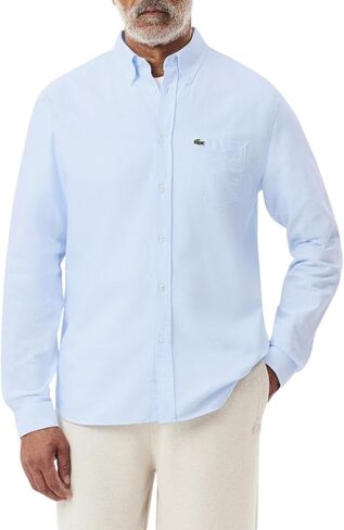Lacoste Men's Regular Fit Cotton Oxford Shirt in Saudi Arabia
