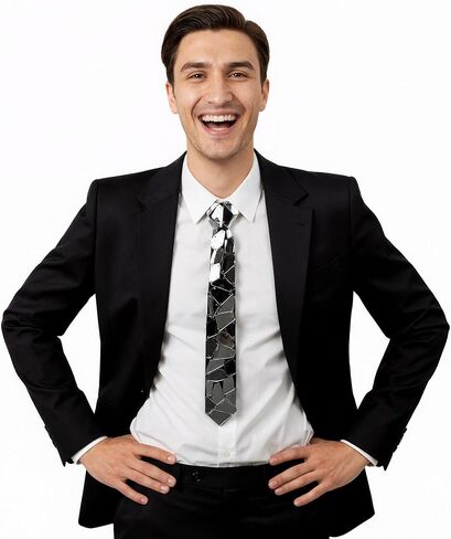 Rhinestone Necktie for Men Women Crystal Adjustable Shinny Tie for Weddings, Dance Parties, Night Club Dress Up in Saudi Arabia