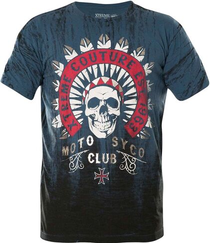 Xtreme Couture by Affliction Men's Short Sleeve T-Shirt Chief Motor Club in Saudi Arabia