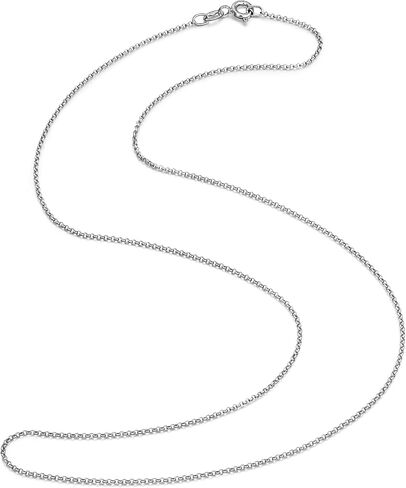 CHOW SANG SANG 18K Solid White Gold Machinery Chain Necklace for Women 45cm 03820N in Saudi Arabia
