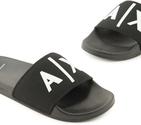 Armani Exchange mens Mykonos Ax Slide Sandal in Saudi Arabia
