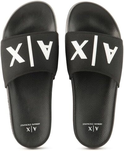 Armani Exchange mens Mykonos Ax Slide Sandal in Saudi Arabia