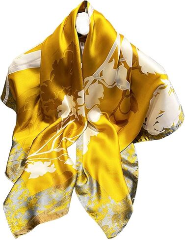 Women's Fashion Silky Head Neck Scarves 35" Bandana Scarf for Women in Saudi Arabia