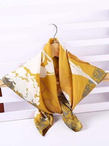 Women's Fashion Silky Head Neck Scarves 35" Bandana Scarf for Women in Saudi Arabia