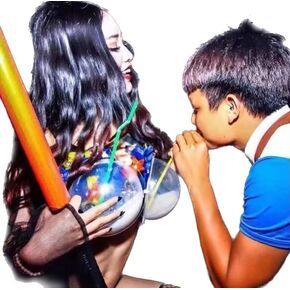 LED Bra Costume Night Club Party Cosplay Clothing for Bar, Nightclub, Party, Music, Halloween in Saudi Arabia