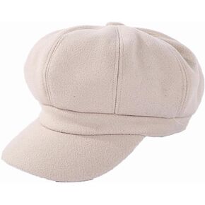 Women Beret Newsboy Hat, 8 Panels Beret Hats Vintage Cabbie Hat Fiddler Octagonal Cap in Saudi Arabia