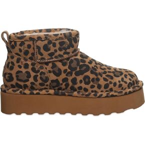 BEARPAW Women's Retro Shorty Exotic Tobacco Leopard Boot in Saudi Arabia