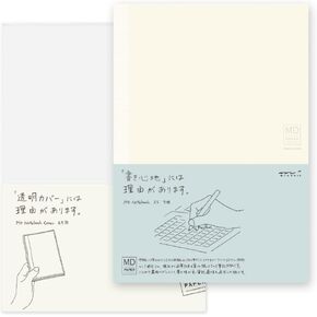 DESIGNPHIL 15295006 Midori Notebook, MD Notebook, A5, Graph Ruled + Notebook Cover in Kuwait