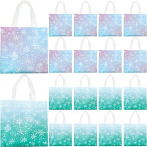 W WINTMING 24 Pcs Princess Prince Party Favor Bags, Floral Castle Candy Goodie Bags, Pink Blue Princess Prince Birthday Gift Bags with Handles for Kids Boys Girls in Kuwait