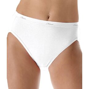 Hanes Cool Comfort #153 سراويل نسائية قطنية عالية القطع 6 قطع PP43WB، 10، Asst/So in Saudi Arabia