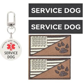 Service Dog in Training Patch, in Training Tags, Removable to Collar, Harness (Medium 1.50 x 5.12) in Kuwait