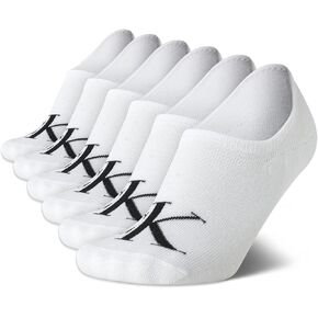 Calvin Klein Womens No Show Socks - 6 Pack Non Slip Heel Lightweight Cotton Blend Low Cut Invisible Socks for Women in Saudi Arabia