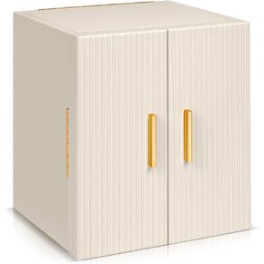 صندوق مجوهرات كبير للنساء من Dajasan، صندوق تنظيم المجوهرات مع 3 أدراج، منظم تخزين المجوهرات من 4 طبقات مع مرآة لساعة القلادة والسوار، فكرة هدية (أبيض) in Kuwait