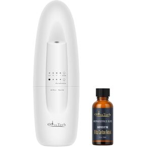 قم بتوصيل موزع الروائح، موزع الزيوت العطرية بدون ماء من OliveTech، يغطي مساحة تصل إلى 500 قدم مربع. قدم، موزع روائح الفنادق، موزع روائح العلاج العطري للمنزل والمكتب، 1 × 30 مل من الزيت العطري المتضمن in Kuwait