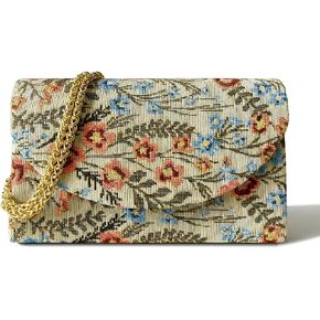 Floral Evening Clutch Purses For Women Cute Embroidery Crossbody Shoulder Handbag For Wedding, Cocktail, Prom & Party, in Saudi Arabia