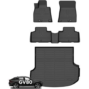 Wayhigh-All Weather Floor Mats & Cargo Liner Set for 2019-2024 2025 Chevy Blazer,Custom Fit TPE Heavy Duty Car Mats Chevy Blazer Accessories- Black in Saudi Arabia