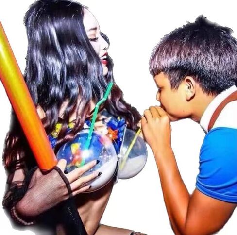 LED Bra Costume Night Club Party Cosplay Clothing for Bar, Nightclub, Party, Music, Halloween in Saudi Arabia