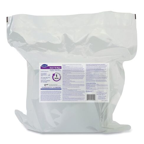 مناديل تنظيف مطهرة بخطوة واحدة من Diversey Oxivir Tb 101105152، بيروكسيد الهيدروجين المتسارع، أوراق قياسية، 160 منديل، علبة واحدة in Kuwait