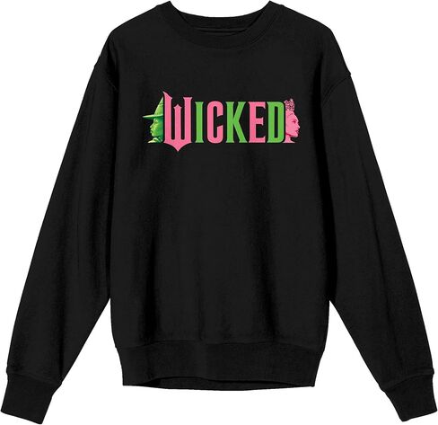 Wicked Land of OZ Adult Black Crew Neck Long Sleeve Sweatshirt in Saudi Arabia