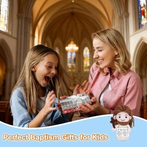 Jesus Christian Gifts for Women Men Faith Baptism Gifts for Boys Girls Catholic Jesus Crochet Doll Figure Confirmation Gift for Teenage First Communion Bible Easter Basket Stuffers Valentine Christmas in Saudi Arabia