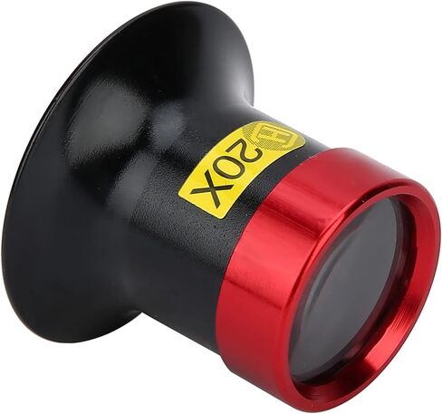 Watch Repair Magnifying Glass, 20X HD Magnifier Loupe Horology Loupe Watch Repair Lens with Professional Aluminum Alloy and Optical Glass for Watchmakers in Saudi Arabia