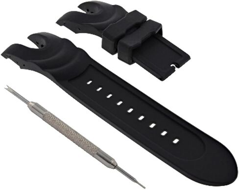 حزام ساعة مطاطي من Ewatchparts متوافق مع مزيل شريط الربيع Invicta Venom 6110 6116 F0004 in Saudi Arabia