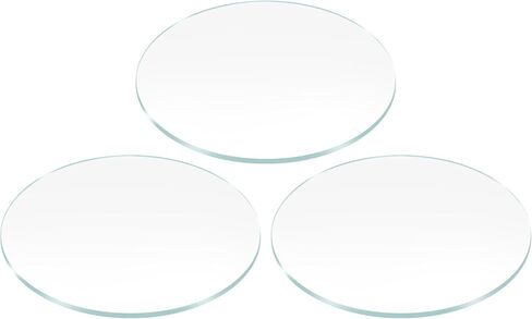 HARFINGTON Watch Glass Lens Mineral Glass Round Flat Clear Crystal Len Watch Face for Watchmaker Repair in Saudi Arabia