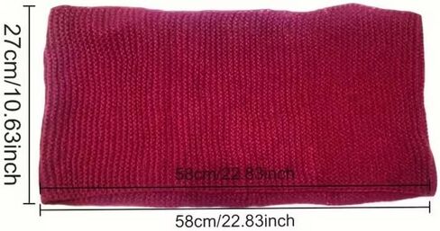 Women's Elegant Thickened Winter Scarf - Windproof & Breathable Infinity Loop Neck Warmer in Saudi Arabia