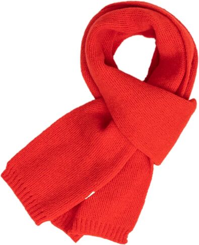 Winter Soft Warm Long Knit Scarf Wraps for Women Cold Weather Solid Color Faux Cashmere Kint Scarves in Saudi Arabia
