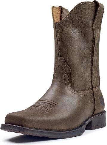 SUREWAY Men's 10 inch Western Cowboy Work Boots for Men Square Toe,Premium Full Grain Leather,GoodyearWelted,Superior Oil/Slip/Water Resistant in Saudi Arabia