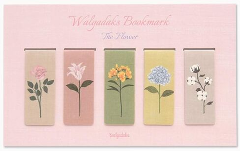 Magnetic Bookmarks Set - A (Olivia's Flowers ver.3 + ver.4) in Saudi Arabia