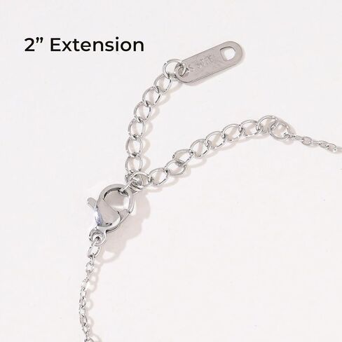 18k Gold Plated and Stainless Steel Diamond-Cut Clover Bracelets for Women, Set of 2, Dainty Chic Four-Leaf Clover Lucky Charm Bracelets Jewelry Gift for Her in Saudi Arabia