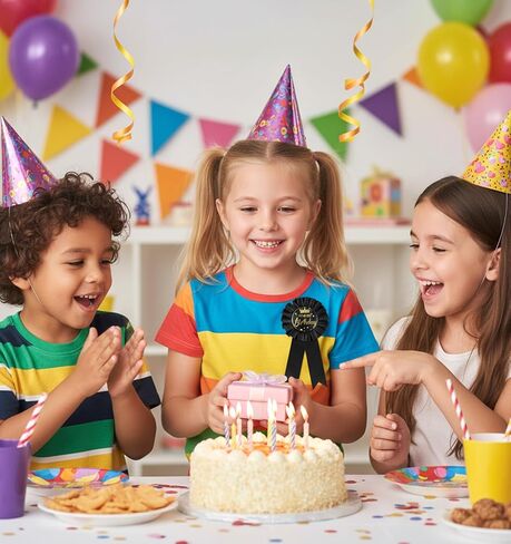 زر عيد ميلاد، دبابيس شريطية لعيد الميلاد من الساتان الأسود للرجال "It's My Birday" شارة شريطية بأزرار للرجال والنساء، ديكورات مثالية للحفلات، ممتعة واحتفالية in Saudi Arabia