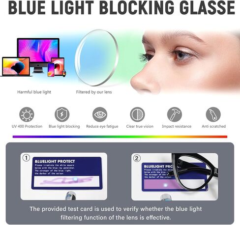 Eyekepper ضخمة معدنية بدون براغي مفصلات زنبركية الضوء الأزرق حجب نظارات القراءة النساء 6 حزمة القط العين الكمبيوتر القراء in Kuwait