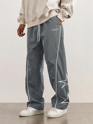 Men's Baggy Sweatpants Wide Leg Vintage Track Pants Y2K Casual Streetwear in Saudi Arabia