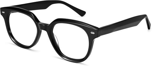 Dollger Blue Light Blocking Glasses For Woman Men Thick Square Frame Round Non-Prescription, For Computer, Work,Gaming,TV in Saudi Arabia
