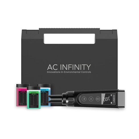 AC Infinity Replacement Probe for Hydroponic Meter PRO Kit, Measures Acidity, Alkalinity, Temperature, EC, TDS, & Salinity with ±0.01 pH Accuracy, Water Hydroponics Plants, Gardening, Aquariums, Pools in Kuwait
