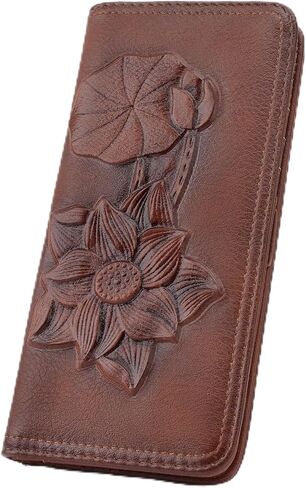 MEITRUE Slim 3D Printing Wallet Women, RFID Blocking PU Leather Bifold Womens Wallet with Zipper Coin Pocket in Saudi Arabia