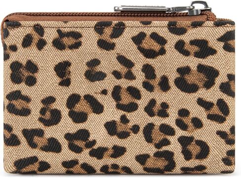Wrangler Small Coin Purse Pouch for Women, Leopard Print Wallet with Double Compartments WG366-W112LP in Saudi Arabia