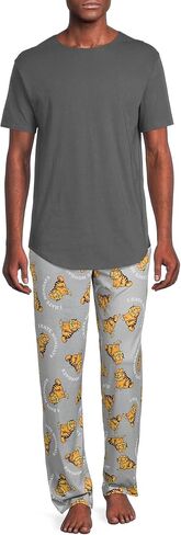 Garfield Men’s Sleep Bottoms I Hate Mondays Graphic Lounge Pajama Pants in Saudi Arabia