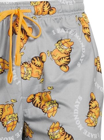 Garfield Men’s Sleep Bottoms I Hate Mondays Graphic Lounge Pajama Pants in Saudi Arabia