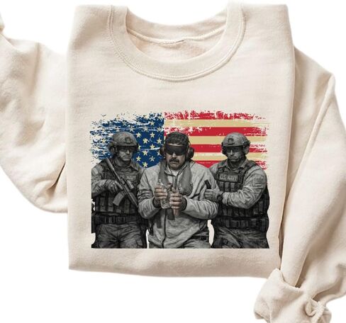 Venezuela Libre Shirt, Captured Live Maduro Graphic Crewneck, Venezuelan Freedom Shirt. Multicolor in Saudi Arabia