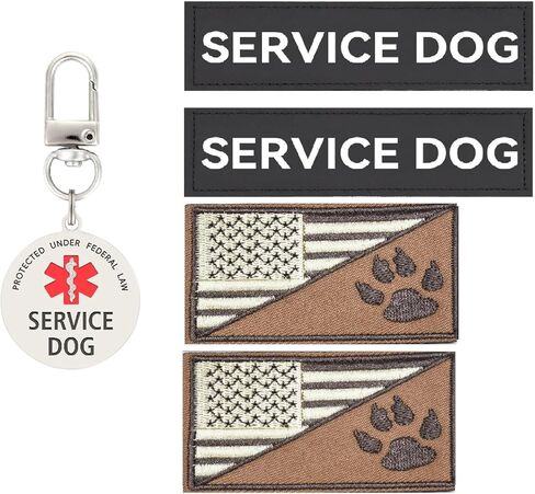 Service Dog in Training Patch, in Training Tags, Removable to Collar, Harness (Medium 1.50 x 5.12) in Kuwait