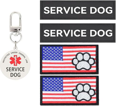 Service Dog in Training Patch, in Training Tags, Removable to Collar, Harness (Medium 1.50 x 5.12) in Saudi Arabia